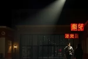 影子谈判官剧照，会议室长桌两侧对峙的两个人影